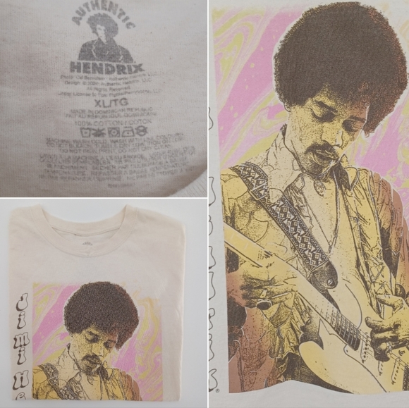 Jimi Hendrix Vintage T-Shirt - Unisex - Picture 5 of 5